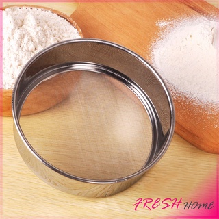 ที่ร่อนแป้ง สแตนเลส สําหรับร่อนแป้ง กระชอนสแตนเลส  Stainless steel flour sieve