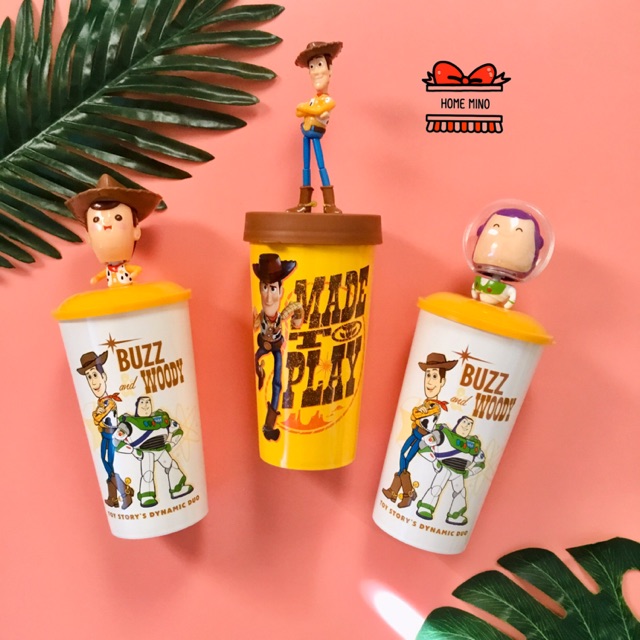 🌈 พร้อมส่ง ❤️ แก้วนํ้า Woody / Buzz Lightyear