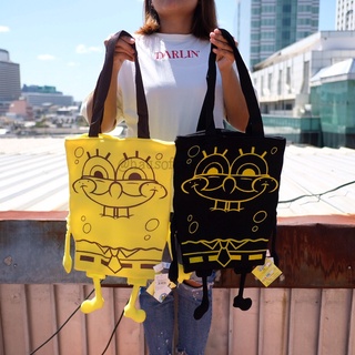 กระเป๋าสะพายข้าง SpongeBob สปอนบ๊อบ ขาห้อย 15นิ้ว Sponge Bob Square Pants