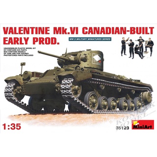 MI35123 VALENTINE Mk. VI CANADIAN – BUILT EARLY PROD. 1/35