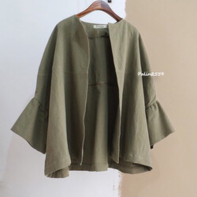 เสื้อคลุมผ้าฝ้าย PALIN2559 - 01010054-GREEN