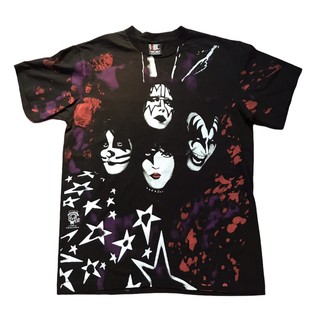 เสื้อวงวินเทจโอเวอร์ปริ้น KISS 90’ Size  L / XL