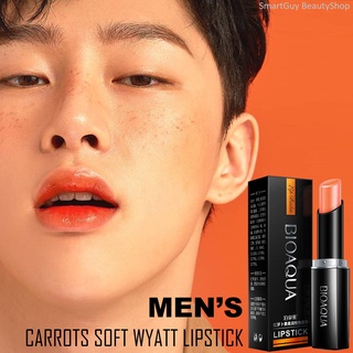 Bioaqua Carotene Soft Lipstick ลิปสติกสีส้มธรรมชาติบำรุงริมฝีปากสูตรสำหรับผุ้ชายหล่อดูดี