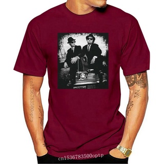 [100% Cotton] เสื้อยืด พิมพ์ลาย The Blues Brothers Black S To 5 Dan Aykroyd John Belushi คุณภาพสูง LFdoon12BPkjpd99