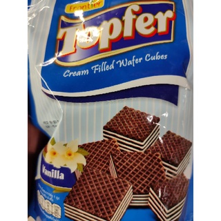 Frontier TOPFER Cream Filled Wafer Cubes Vanilla 180g