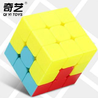 Qiyi Sandwich 3x3x3 Speed Contest Magic Cube Twist Puzzle Toys Multi-Color