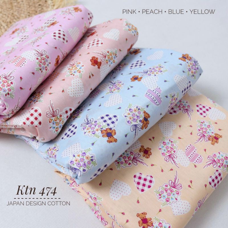 KATUN [KTN 474] ผ้าคอตตอนญี่ปุ่น - กว้าง 1.50 - ราคาต่อ 0.5m
