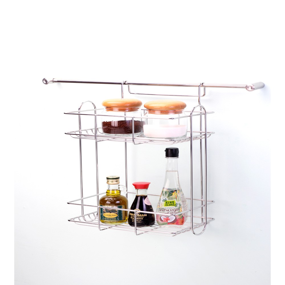Kowa homeware ราวแขวนสเตนเลสอเนกประสงค์ติดผนัง 60 ซม. แถมตะขอ S 5 ชิ้น Stainless Steel 304 KWH-KR003 ราคา ถูกที่สุด ดีลบีเคเค แกลเลอรีภาพที่ 8