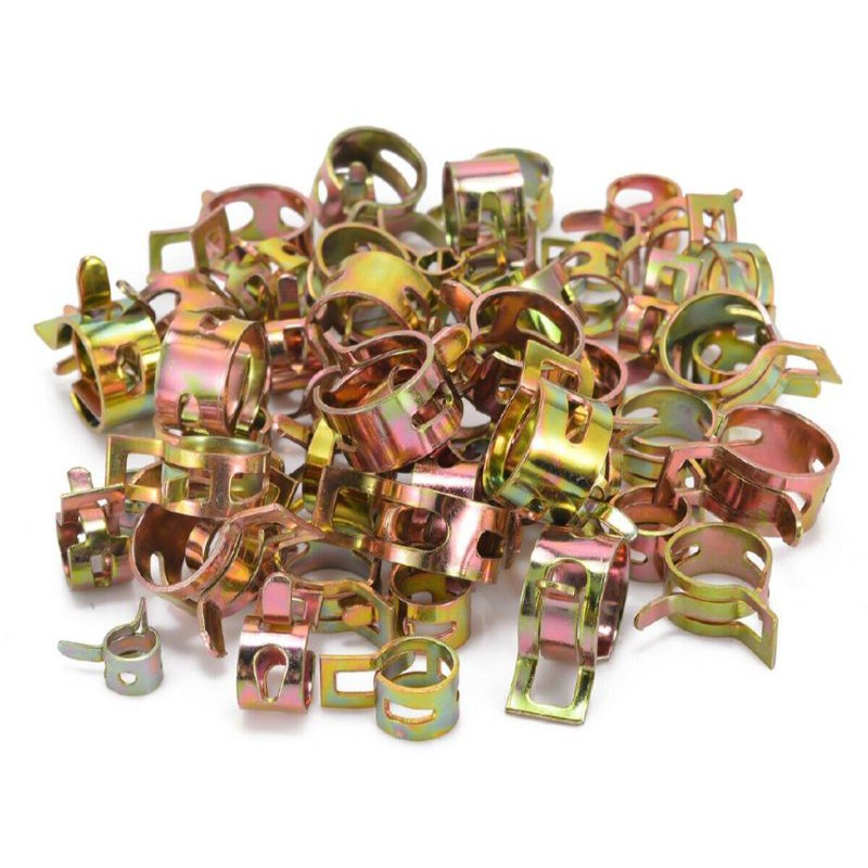 🇹🇭 แค้มปรัดท่อยาง คลิปสปริงรัดสายน้ำมัน กิ้บรัดท่อ แคมป์รัดแบบสปริง  แคมป์รัดสาย เข็มขัดรัดท่อยาง 5-20มิล - รูปที่ 2