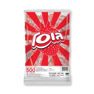โอเล่ ลูกอม รสสตรอเบอรี่ ยกแพ็ค 500เม็ด OLE STRAWBERRY CANDY