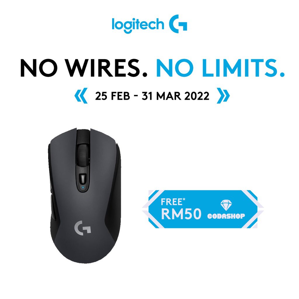 1F6N Logitech G603 LIGHTSPEED Wireless Gaming MouseHERO Sensor12000 ...
