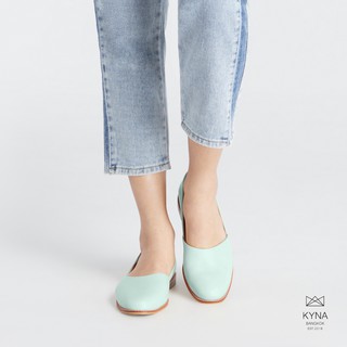 KYNA รองเท้าหนังแท้ รุ่น Comfy สี Mint ความสูง 2 ซม. (Limited)