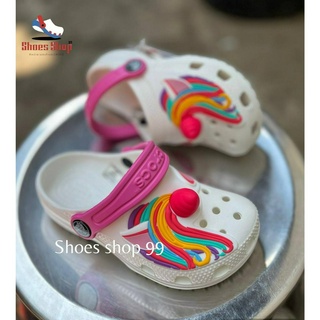 CROCS Fun Lab Unicorn Band Clog รองเท้าcrocsเด็ก เด็กชายเด็กหญิง สินค้ามีพร้อมส่ง