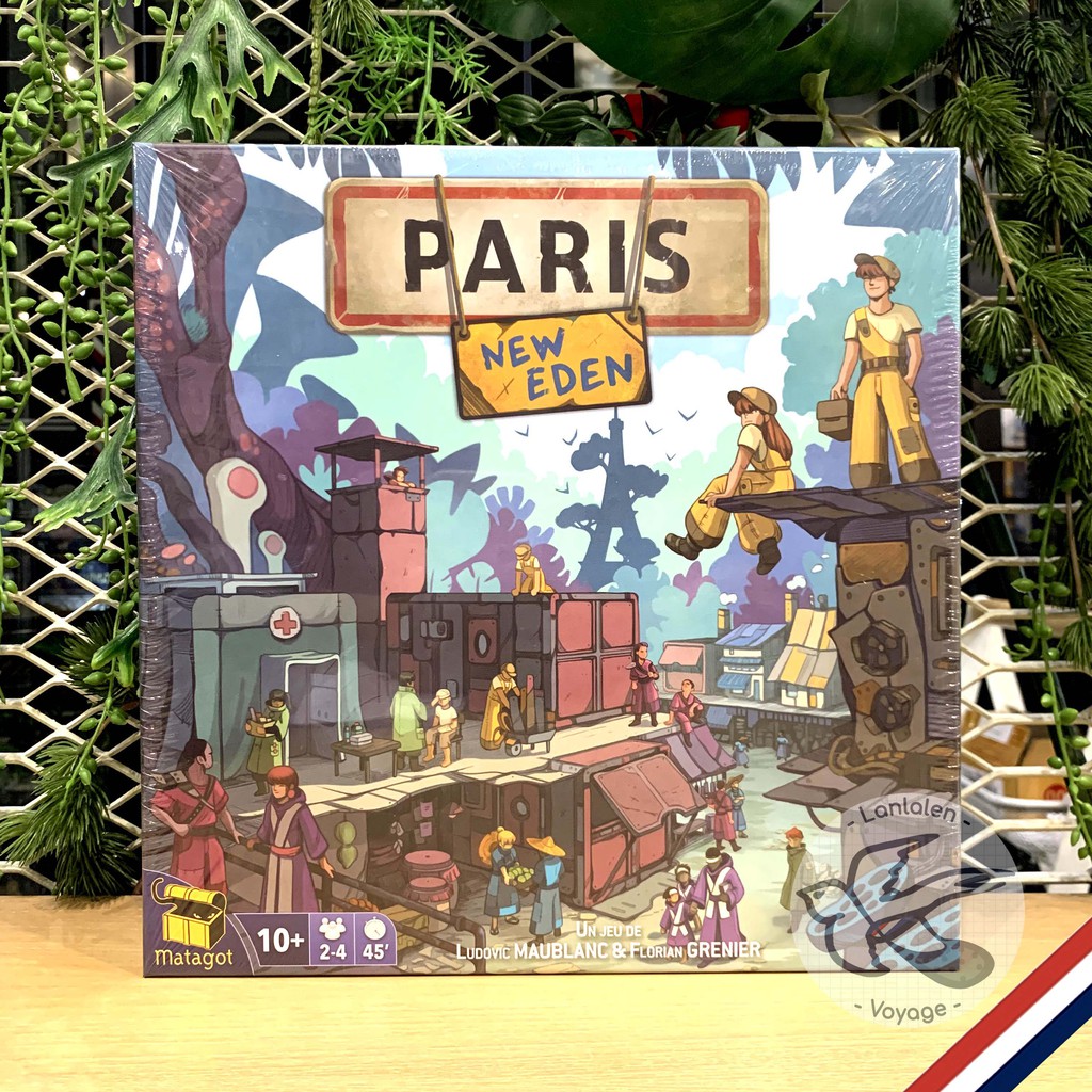 Paris: New Eden Board Game - Post-Apocalyptic Dice Drafting Strategy Game For 2-4 Players