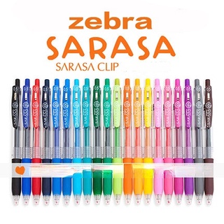 ปากกาเจลมาร์กเกอร์ ลายม้าลาย SARASA JJ15 0.5 มม. 20 สี 1 ชิ้น