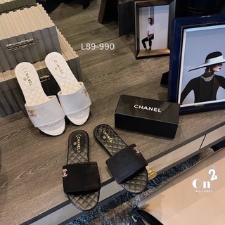L89-990 รองเท้าแตะสวมงาน สวยลงตัวเหมาะกับทุกชุด