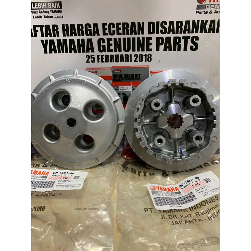 คลัทช์ HOUSE SET 4 LEGS LAWAN 4 45P BYSON CARBURE ใหม่ VIXION ต้นฉบับ YAMAHA