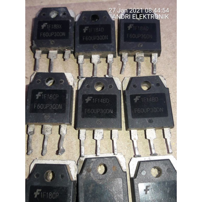 F60UP30DN / ไดโอดคู่ F60UP30DN