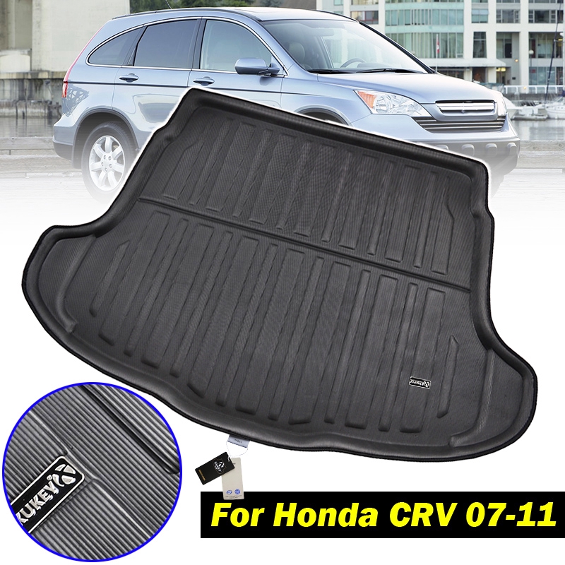 ด้านหลัง Cargo Trunk Boot Mat Liner ถาดสําหรับ Honda CR-V CRV 2007-2011