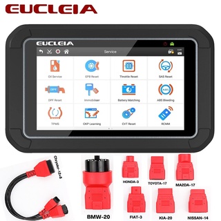 Eucleia S7C เครื่องสแกนเนอร์ Obd2 Abs Tpms Dpf Immo เครื่องสแกนเนอร์ Obd2 Obd2 เครื่องสแกนเนอร์วินิจฉัยรถยนต์บลูทูธ X431 Ancel X7