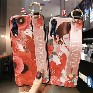 เคส OPPO A57 A77 A96 A95 A76 A16 Reno 7Z 6Z 5F 4F 8 7 6 5 4 Pro A54 A53 A33 A31 A16K A16E A15 A15S A74 5G A94 A93 A92 A9 A5 A53 2020 A12 A5S A7 F9 Cartoon Animal Wrist Strap Phone Case | GN