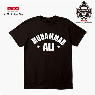 เสื้อยืดผ้าฝ้ายพิมพ์ลายแฟชั่น Muhammad Ali เสื้อยืด เสื้อกีฬา