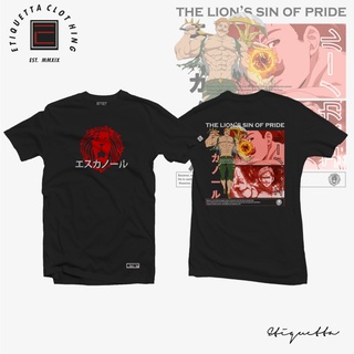 นิยม การ์ตู เสื้อยืดแขนสั้น Anime Shirt - ETQT - Seven Deadly Sins - Escanor