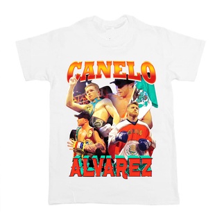 tshirtเสื้อยืดคอกลมฤดูร้อนเสื้อยืด พิมพ์ลายนักมวย Canelo Alvarez สําหรับผู้ชาย และผู้หญิง ไซซ์ S - 234Xl 3A810Sto4XL