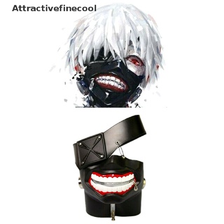 Acth หน้ากากคอสเพลย์ อะนิเมะ Kaneki สีดํา สําหรับปาร์ตี้ฮาโลวีน