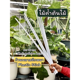 ไม้ค้ำต้นไม้ [10ชิ้น] พลาสติกหนา Plastic Stick ยาว 70cm แข็งแรง ส่งไว