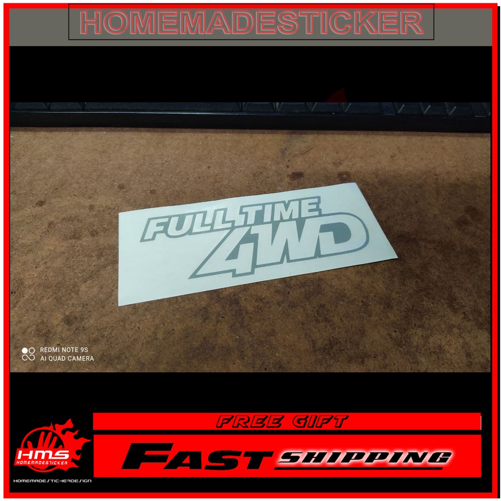 สติ๊กเกอร์ 4WD FULL TIME 1 ชิ้น