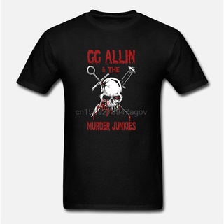 ใหม่ เสื้อยืด พิมพ์ลายการ์ตูนนักร้อง Gg Allin And The Murder Junkies Iloeem64Kchien78 สําหรับผู้ชาย