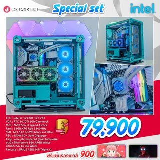 COMKUB คอม พิวเตอร์ตั้งโต๊ะINTEL I7 12700F / RTX 3070 Ti / Z690 / RAM 32 GB RGB / M.2 512 GB / 850W80+