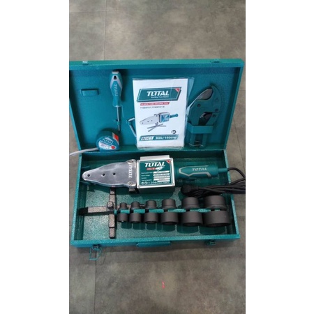 เครื่องเชื่อมท่อ ( เชื่อมท่อ ) PE, HDPE, PPR TOTAL TT328151 เชื่อมท่อขนาด 20-63 มิลลิเมตร 800-1500วั