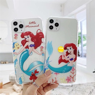 Mermaid เคสไอโฟน 11 promax 7plus 8plus 13 mini case เคส iphone 12 pro max 7 8 plus x xr xs max ไอโฟน 8plus 13 pro max 6s soft cover