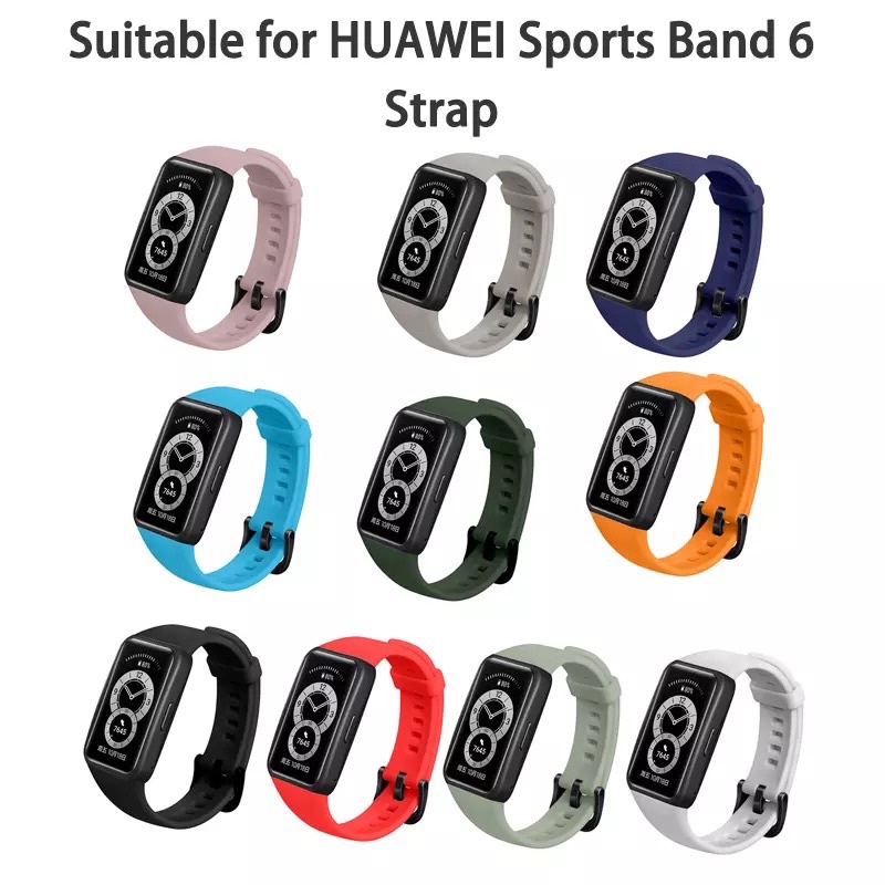 สายสำรอง Huawei Band 6 คุณภาพดี ราคาถูก ใช้ดี ใช้ทน สาย Honor Band 6 หัวเว่ย แบนด์ พร้อมส่งในไทย🇹🇭