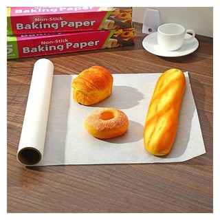 กระดาษไขรองอบ แบบ 5 เมตร กระดาษไขรองอบ คุณภาพดี กระดาษรองอบ Baking paper#C110