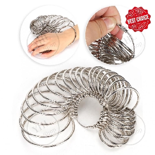 YHL ที่วัดข้อมือ ที่วัดกำไล ที่วัดสร้อยมือ กำไล สร้อยมือ ข้อมือ Wrist Bangle Sizer Ring Gauge (1ชุด24ชิ้น)