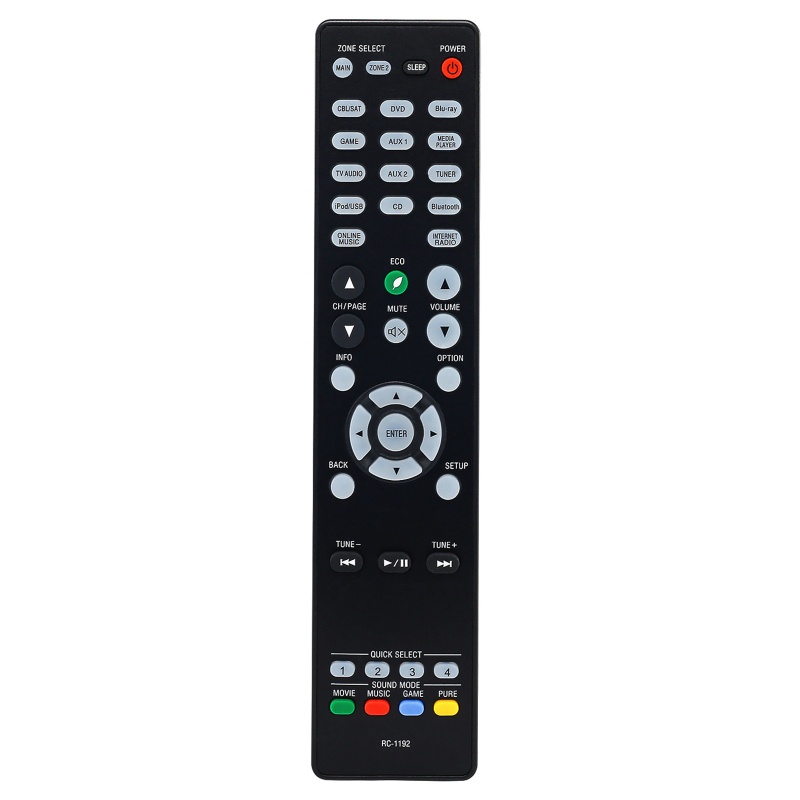 Denon REMOTE RC-1193 RC-1192 RC-1189 เปลี่ยนรีโมทคอนโทรล RC-1189 สําหรับ Denon AV ตัวรับสัญญาณ AVR-S