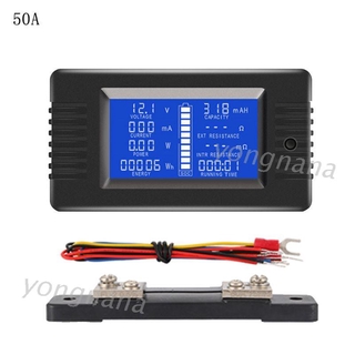 ★TOOL♣ DC 0-200V 50A/100A/200A/300A Battery Tester Monitor Voltage Current Impedance Capacity Watt Ampere Power Energy Time Meter