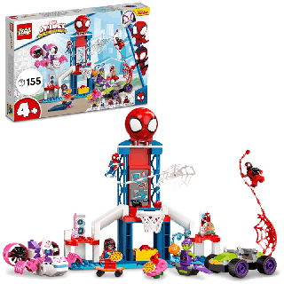 LEGO® Spidey 10784 Spider-Man Webquarters Hangout Construction Toy (155 Pieces)