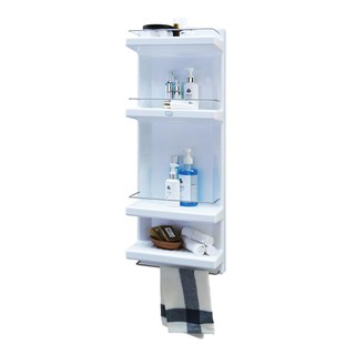 ชั้นวางติดผนัง 4 ชั้น QUEEN SH-CABL-W04-WT  SHELF 4 TIER QUEEN SH-CABL-W04-WT WHITE