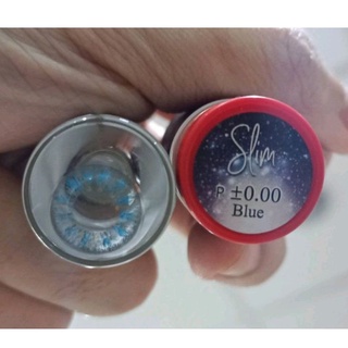 คอนแทคเลนส์ รวมลายฮิต สีฟ้า/Blue มีค่าสายตาปกติ (0.00)