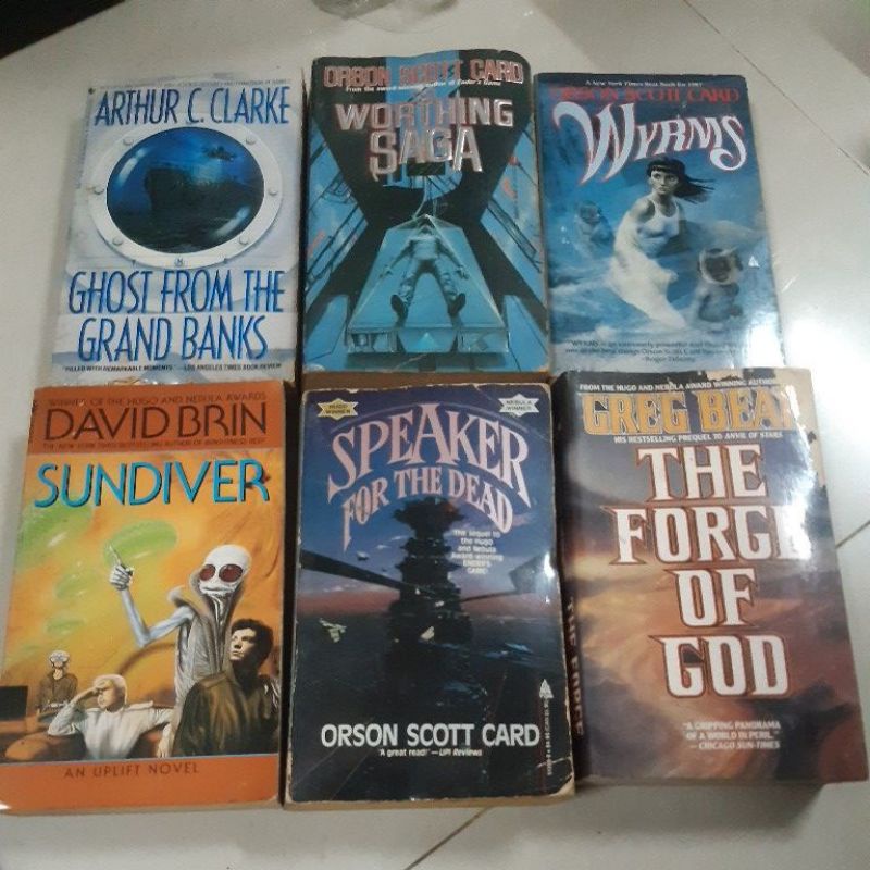 หนังสือนิยายภาษาอังกฤษ SALEM'S LOT,RED MARS,kim stanley/ORSON SCOTT CARD/songmaster/WORTHING SAGA/SP