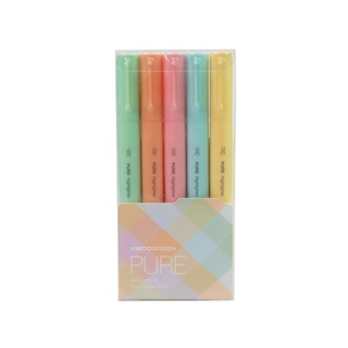 KACO Highlight ปากกาไฮไลท์ ปากกาเน้นข้อความ Pure H 5 สี