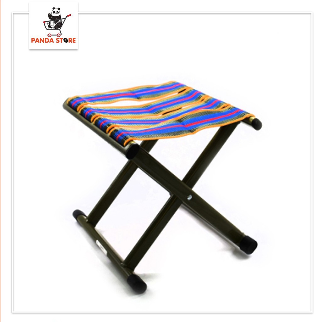 เก้าอี้ เก้าอี้สนาม ถูกและดี เก้าอี้สนามพับขาเหล็ก อุปกรณ์เดินป่า