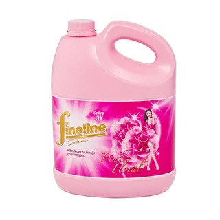 ไฟน์ไลน์ น้ำยาปรับผ้านุ่ม สวีทฟลอรัล สีชมพู  ขนาด 3500 มล. Fineline fabric softener sweet floral pink 3500 ml.