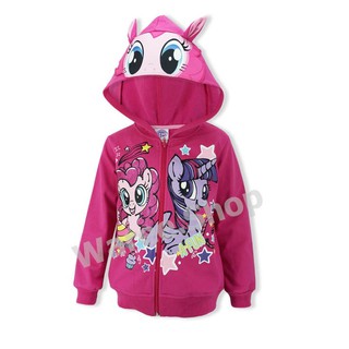 เสื้อแจ็คเก็ต ผ้าคอตตอน เสื้อกันหนาว Jacket Cotton 100% My Little Pony โพนี่ ลิขสิทธ์แท้ ชุดกันหนาวเด็ก ชุดกันหนาว