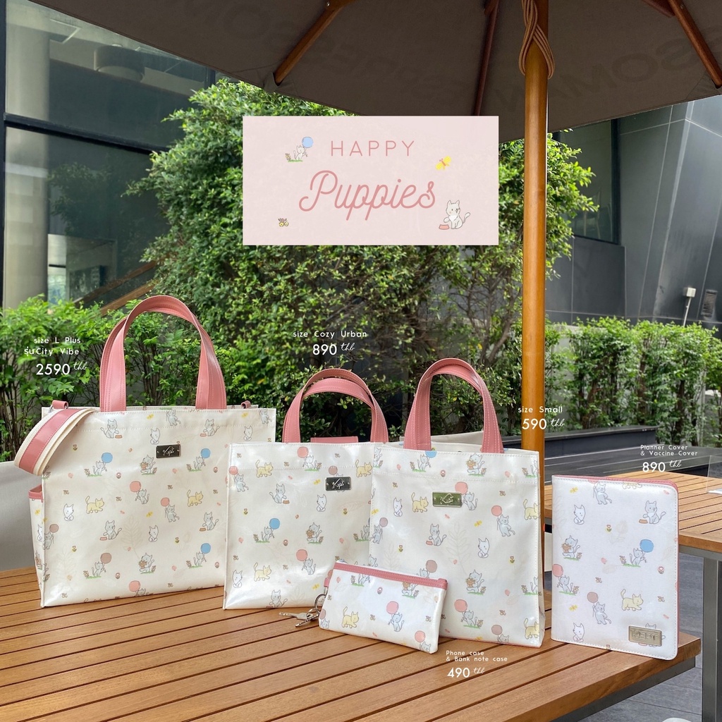 KEPT 𝐇𝐚𝐩𝐩𝐲 𝐏𝐮𝐩𝐩𝐢𝐞𝐬 collection 🚲🌥🌱🌸 กระเป๋าคอลเล็คชั่นใหม่ล่าสุด✨