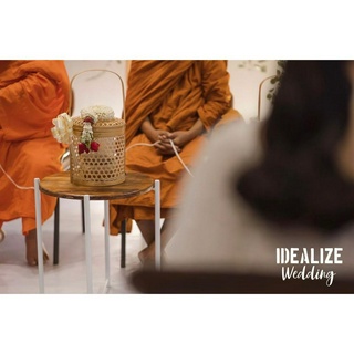 IDEALIZE WEDDING โต๊ะวางของ งานพิธีต่างๆ มินิมอล โต๊ะวงกลม งานแต่งงาน พร็อพถ่ายรูป Wedding